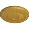 Ekena Millwork Randee Ceiling Medallion (Fits Canopies up to 3 7/8"), Hand-Painted Iridescent Gold, 20"OD x 1 3/8"P CM20HAIGS - alternate 2